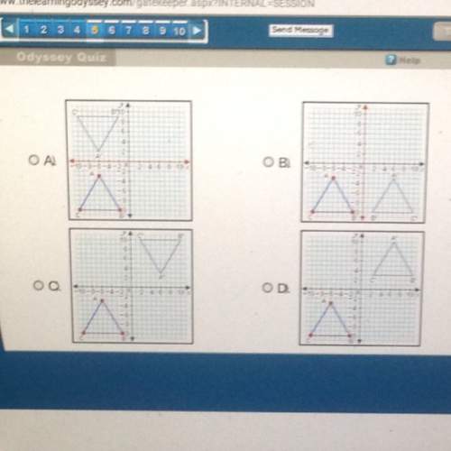 10 points and brainliest to correct answer yay which graph shows the image of aabc