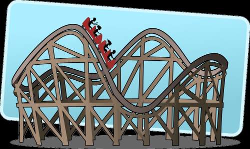 How could you increase the potential energy of the roller coaster shown below?  increase the h