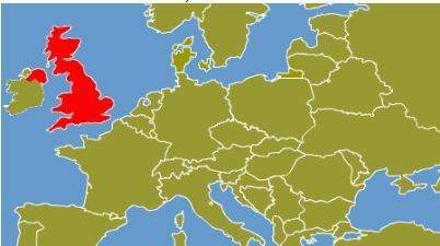 What is the name of the country in red : france , germany , the netherlands , united kingdom&lt;