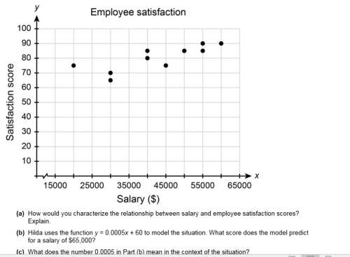 1. at a certain company, the human resources department surveyed employee satisfaction. they collect