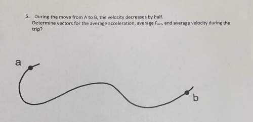 During the move from a to b, the velocity decreases by half. determine vectors for the average accel