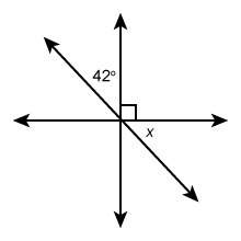 25 !  what is the measure of angle x?  enter your answer in the box.