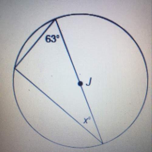 In circle j, what is the value of x?