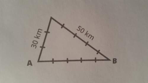 Use the scale drawing to find the distance represented by ab