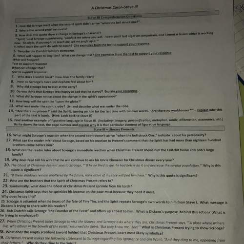 Does anybody have the answers to this worksheet for christmas carol. you i really appreciate it. it
