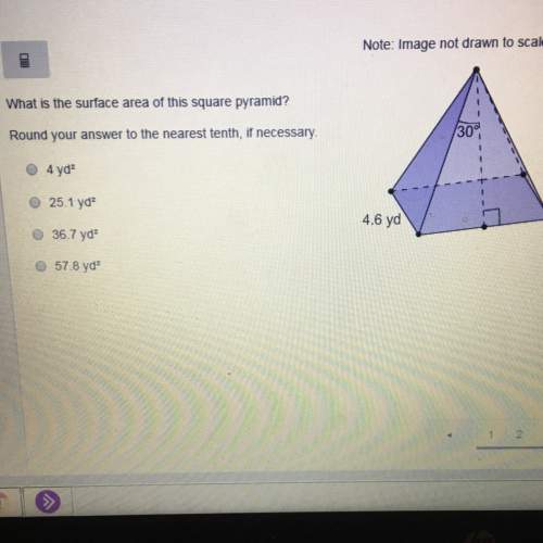 What is the surface area of this square pyramid?