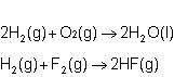 In the final chemical equation, hf and o2 are the products that are formed through the reaction betw