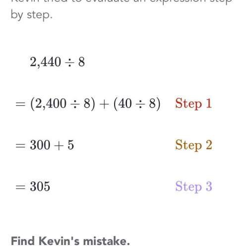 What is the answer ? . which step is wrong