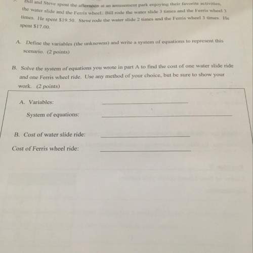 What is the answer key for part a and b