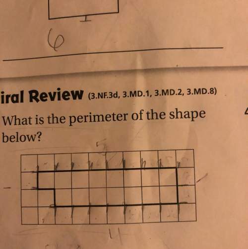 What is the perimeter of the shape below