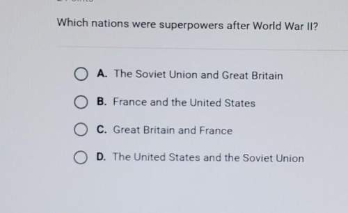 Which nations were superpowers after world war ii?