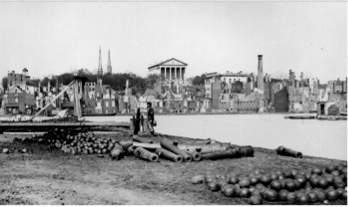 Look at this photograph of richmond, virginia after its capture. how does this represent an importan