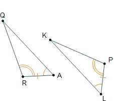 Which of these triangle pairs can be mapped to each other using a translation and a rotation about p