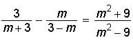 What is the solution to the equation  a. m = 3 b. m = 6 c. all real numbers&lt;