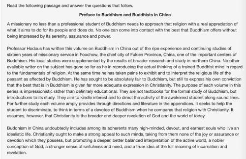 The author mentions professor hodous's 16 years of missionary service in china primarily to