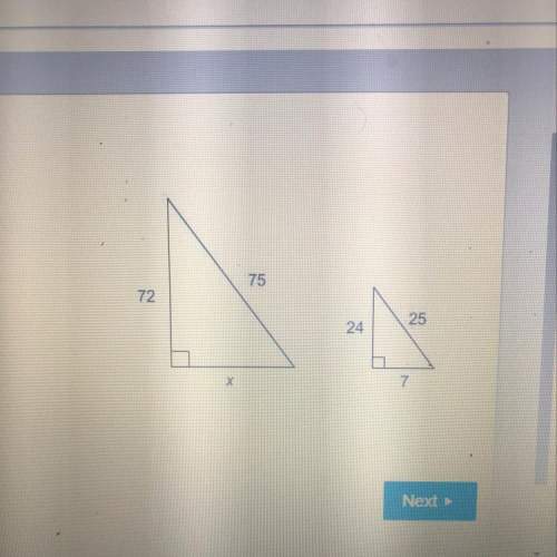 The triangles are similar what is the value of x?  enter your answer in the box x