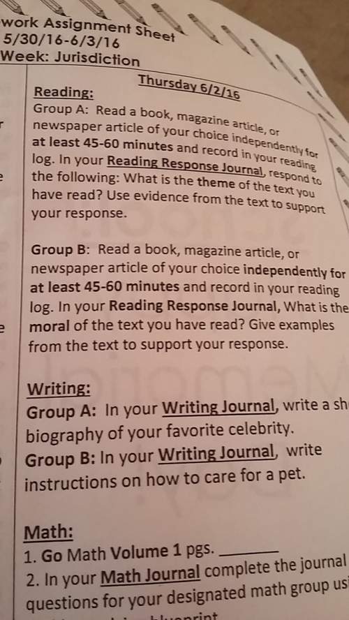 Do the group b reading(having trouble and need some answerts