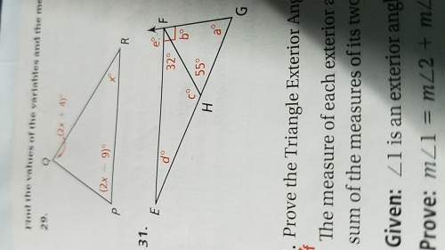Need asap! find the values of the variables and the measures of the angles.