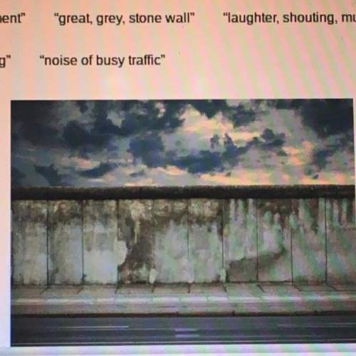 Identify the phrases from "inge's wall" that show a similar perspective as the photograph. drag