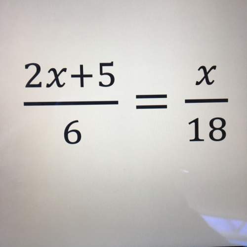 What does x equal in this linear equation