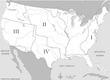which number on the map indicates the territory gained by the united states in the texa