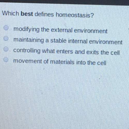Which best defines homeostasis?
