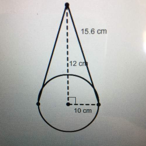 What is the volume of this right cone?  • 40π cm³ • 300π cm³ • 400π cm³