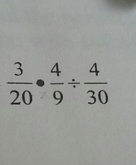 Simplify before multiplying and use the reciprocal of the second fraction to divide.