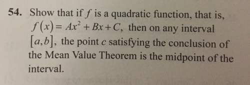 Calculus ! using the mean value theorem!