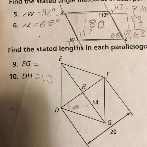 Find the stated in length in the parallelogram.