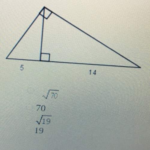 What is the length of the altitude drawn to the hypotenuse? plz me guys!