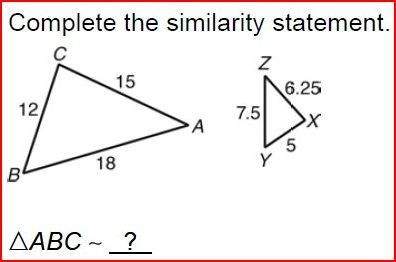 Answers:  a triangle zyx b triangle yzx c triangle xzy
