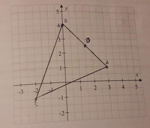Show that the triangles adc and bdc are congruent. use sss and sas
