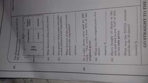 Answers for 48 a &amp; banswers for 49 a &amp; bplz