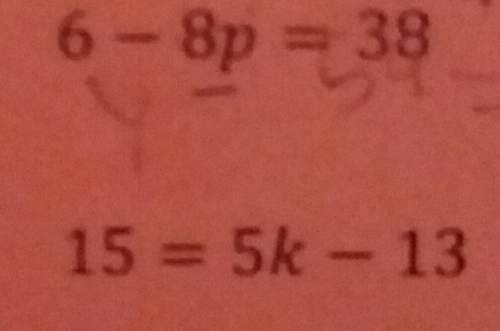 What is the variable of p and k explain