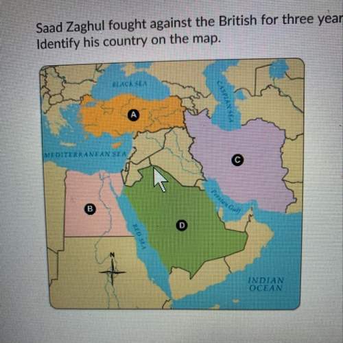 Sad zaghul fight against the british for three years to establish egypt’s independence. identify his