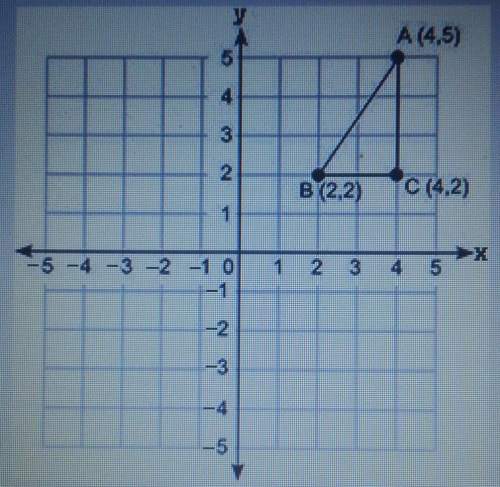 Look at triangle abc.what is the length of side ab of the triangle? a. 3