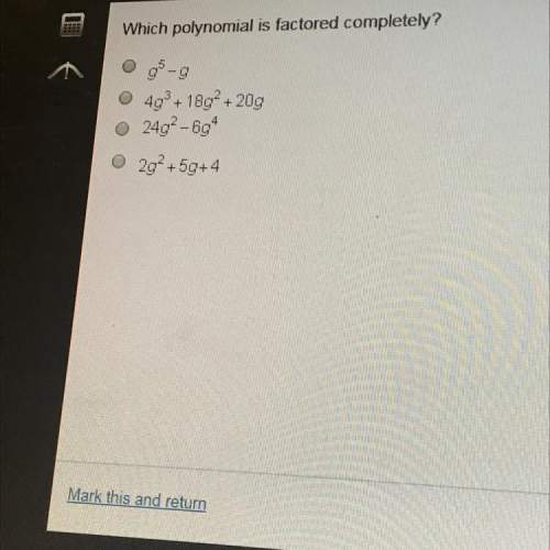 Which polynomial is factored completely