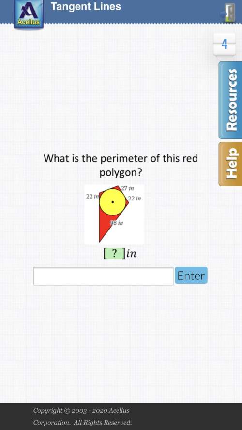 What is the perimeter of this red polygon?
