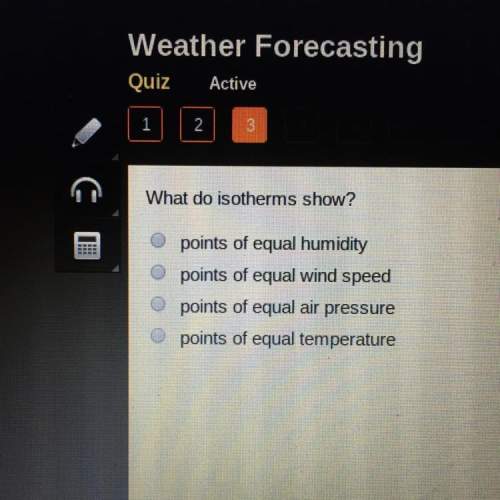 What do isotherms show? points of equal humidity points of equal wind speed points of equal air pre