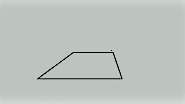 The quadrilateral pictured is a parallelogram. the top and bottom are parallel. a. false