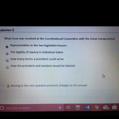 What issue was resolved at the constitutional convention with the great compromise?