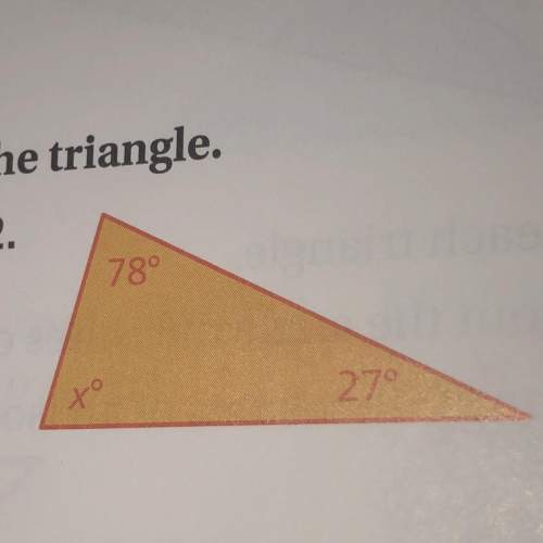 Find the value of x. then classify the triangle.