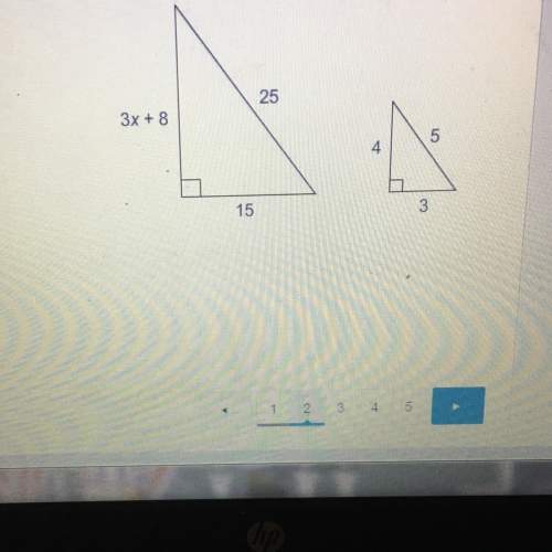 The triangles are similar what is the value of x