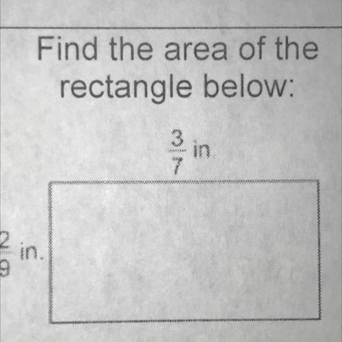 Find the area of the rectangle , i put a pic .
