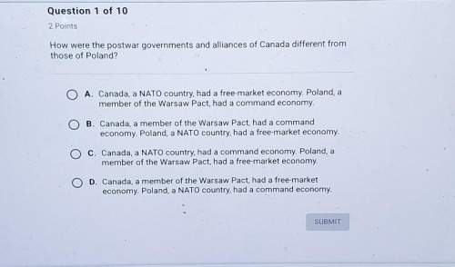 How were the postwar governments and alliances of canada different fromthose of poland?
