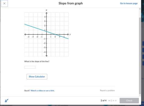 What is the slope?  would the answer be 1/3?