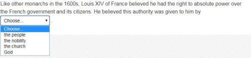 Like other monarchs in the 1600s, louis xiv of france believed he had the right to absolute power ov