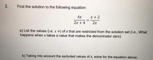 Ineed with 2b. the topic is rational equations and restrictions are 2 and 0. as m