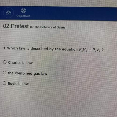 Which law is described by the equation p.v. = p,v, ?